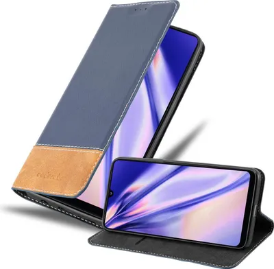 Image de Cadorabo Housse pour Samsung Galaxy A31 Housse de protection en bleu SHandyhülle Book Case Etui simili-cuir