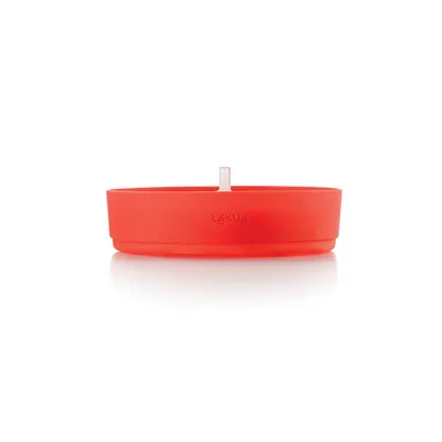 Immagine prodotto di Ciotola per popcorn Lékué, colore rosso, 20 cm, 2800 ml, per preparare facilmente i popcorn