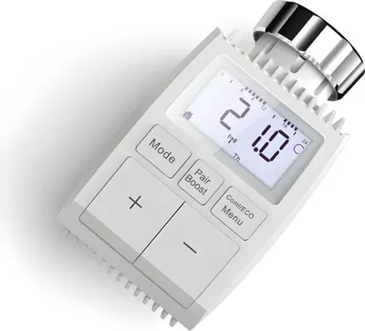 Image de Tête Thermostatique Connectée ZigBee Universelle avec Ecran LCD