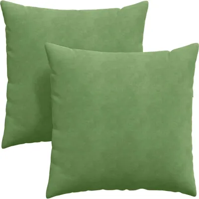 Produktbild von Sofakissen 2 Stück Hellgrün 80 x 80 cm Cordstoff