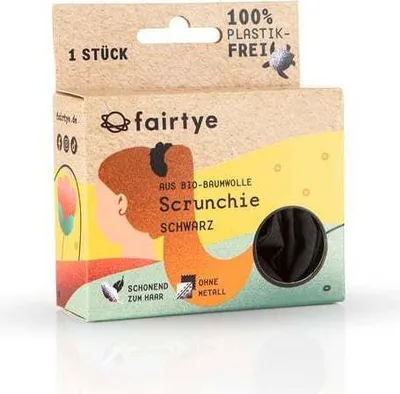 Produktbild von VENUSTE 12 Stück Haargummis Scrunchies aus Samt für Damen Weiche elastische Haarbänder Haarschmuck Schwarz