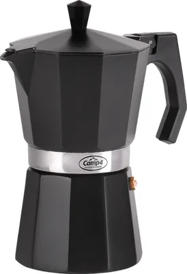Produktbild von Camp4 Kaffeebereiter Espressokocher NERO 6 Tassen 350 ml Aluminium schwarz 92223