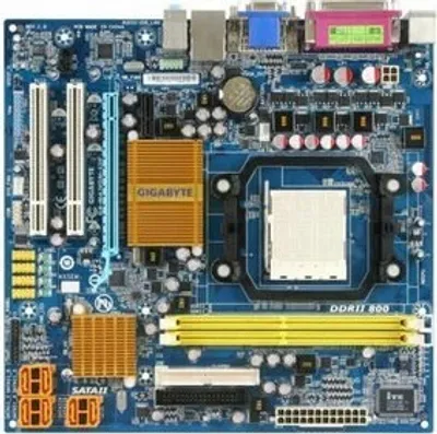 Produktbild von Gigabyte GA-MA74GM-S2H, 8 GB, AMD, Buchse AM2, 7.1, Realtek ALC888, 0, 1