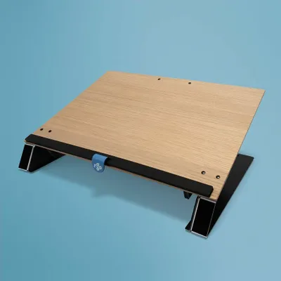 Produktbild von R-Go Dokumentenhalter Read2Write bis A3 eichenholz/schwarz