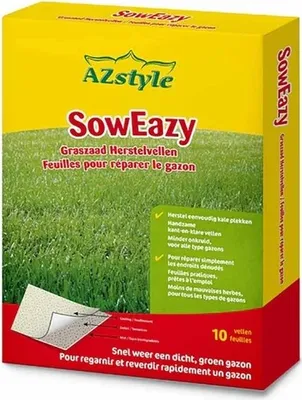 Productafbeelding van ECOstyle SowEazy Graszaad Inzaairol 10 m2 - Snel en makkelijk een dicht en groen gazon aanleggen