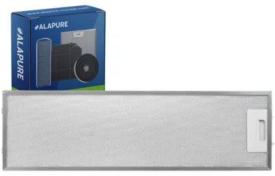 Image de Filtre métallique Alapure, compatible avec les modèles Juno 50289526001, dimensions : 530 x 160 x 8 mm