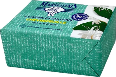 Produktbild von Le Petit Marseillais - Extra Sanfte Geißblattseife 4x100g - Sanfte Pflege für Ihre Haut