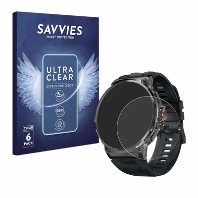 Produktbild von 6x Für Stahlgear Zeus 1.85" Schutzfolie Savvies Displayschutz Display Schutz Folie Klar Transparent
