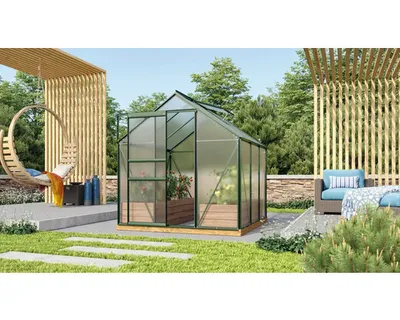 Obrázok produktu pre Skleník Vitavia Venus 3800 polykarbonát 6 mm 195x195 cm zelený