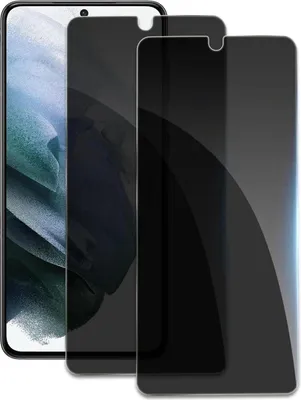 Image de Protection visuelle Samsung Galaxy S21 Lot de 2 films HD d'une dureté de 9H, anti-rayures et anti-espion