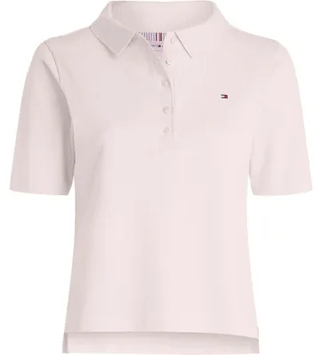 Produktbild von Tommy Hilfiger 1985 REG Pique Polo SS Kurzarm Poloshirts Damen, Rosa (Whimsy Pin