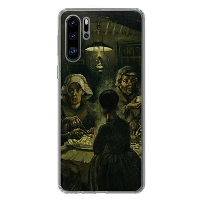 Produktbild von MuchoWow® Handyhülle Schutzhülle Hülle für Huawei P30 Pro Die Kartoffelesser - Vincent van Gogh Silikon Softcase Handy Hülle - Schutzdeckel