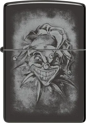 Zdjęcie produktu dla Zapalniczka Zippo Clown Joker Unisex Black Metal