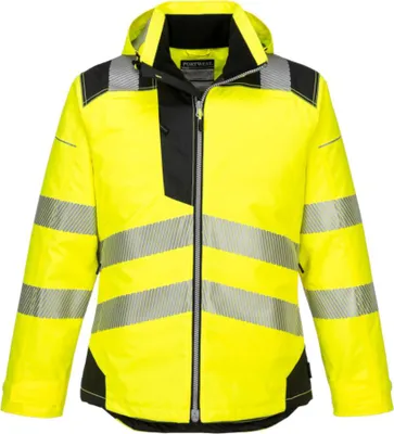 Produktbild von Portwest T400 PW3 Warnschutz-Regenjacke Yellow/Black Gr. XL