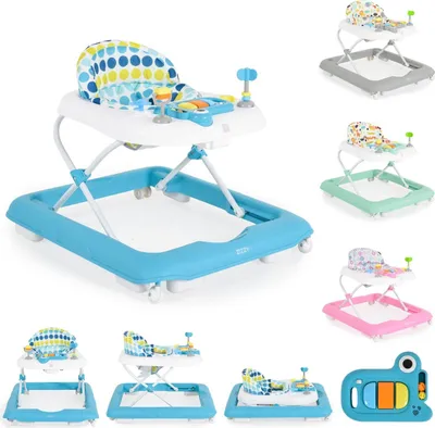 Produktbild von Moni Lauflernhilfe Zizzy Spielcenter, Musikfunktion, Stopper, höhenverstellbar blau