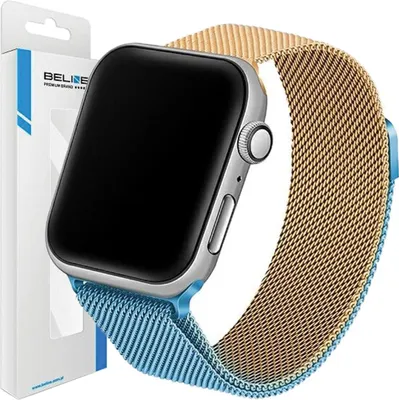 Immagine prodotto di Beline Apple Watch Acciaio38/40/41Mm Blu/Oro Cinturino