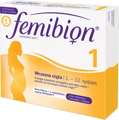 Produktbild von Femibion 1 Early Pregnancy 28, 56, 84 Tablets Folic Acid and Vitamins