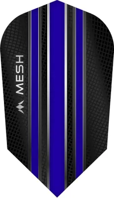 Produktbild von Mission | Mesh | Dart Flights | Slim | 100 Mikron | Dunkelblau | 3 Sets = 9 Flights