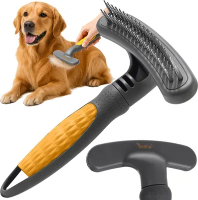 Obrázek produktu pro Purlov 26067 Kartáč na chlupy pro domácí mazlíčky, šedožlutý