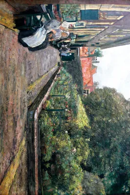 Obrázek produktu pro Max Liebermann Art Print Obraz - Stevenstift In Leiden, 1889 (120 x 180 cm)