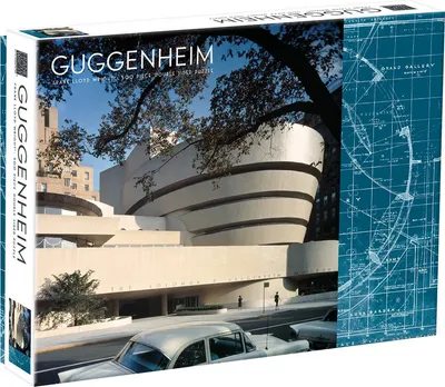 Imagen del producto de GALISON Rompecabezas de doble cara, Frank Lloyd Wright, Museo Guggenheim, 500 piezas