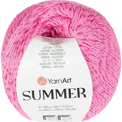 Produktbild von Garn SUMMER – 100 g, 350 m – Rosa