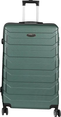 Image de Valise Trolley Valise à coque dure verte 49x30x74cm 4 roulettes