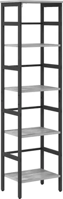 Immagine prodotto di vidaXL Libreria Grigio Sonoma 40 x 29,5 x 149 cm Materiale a base di legno