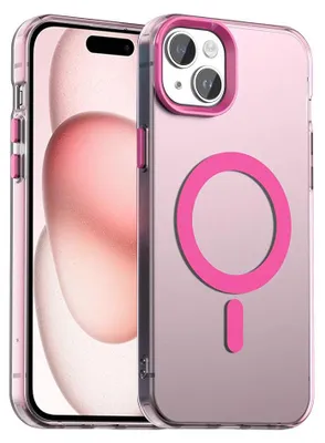 Zdjęcie produktu dla Techsuit – CandyCase MagSafe etui na iPhone 15 – różowe