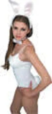 Produktbild von Bunny Set Hasen-Kostüm Hasenohren Hase 3tlg