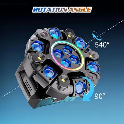Produktbild von Moving-Head-Licht - DMX-Bühnenlicht - 150 W - RGBW-LEDs und Laser - Stroboskop 1–20 Hz - DMX512, 26 Kanäle - EU-Stecker - Schwarz