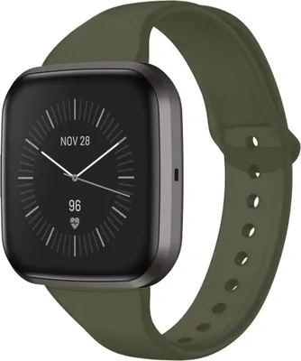 Produktbild von imoshion Silikon Sportarmband für Fitbit Versa / Versa 2 / Versa Lite - Dunkelgrün