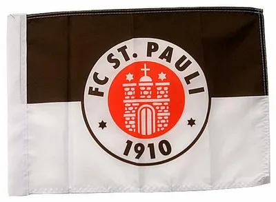 Produktbild von St. Pauli Fahne Logo 100x150 cm