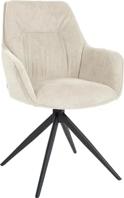 Produktbild von CLP Esszimmerstuhl Jules Stoff creme
