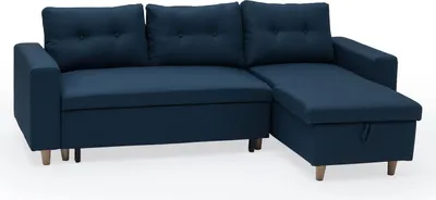 Produktbild von Ecksofa, umwandelbar, WADE, 3-Sitzer, blau
