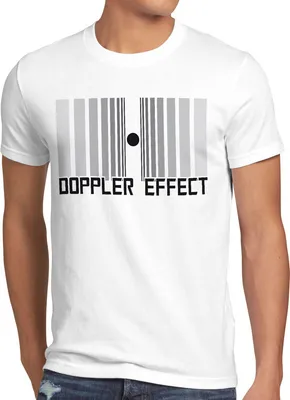 Produktbild von style3 Doppler Effect Herren T-Shirt, Größe:4XL, Farbe:Weiß