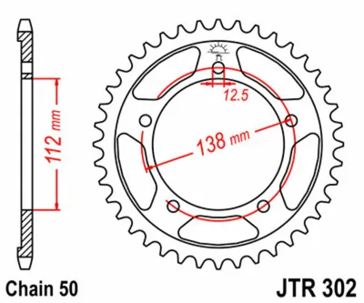 Obrázek produktu pro Ozubené kolo JT 43T 530 JTR302.43