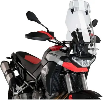 Obrázok produktu pre Cestovná clona PUIG s priehľadným deflektorom pre Aprilia Tuareg