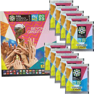 Produktbild von Panini FIFA Frauen WM 2023 - Sammelsticker - 1 Sammelalbum + 10 Tüten