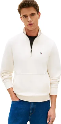 Immagine prodotto di Tommy Hilfiger 8721337118153, Adulti, Uomo, Felpa, Avorio, Colletto alto, Maniche lunghe