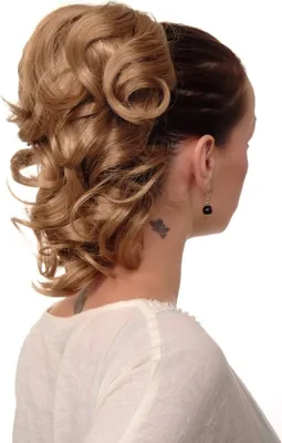 Produktbild von WIG ME UP Haarteil gewellt halblang 1 Kamm + Gummizug Dunkelblond Modell: JL-3023