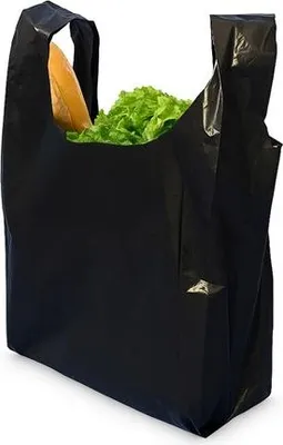 Zdjęcie produktu dla Reklamówka - LDPE - 27x48cm a'100 - Czarna