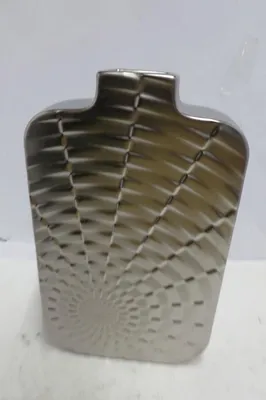 Obrázok produktu pre Gilde Vase, Sunny, Keramik, silberfarben, VE 2 Höhe: 30.00 cm Breite: 19.00 cm Tiefe: 8.00cm 55358