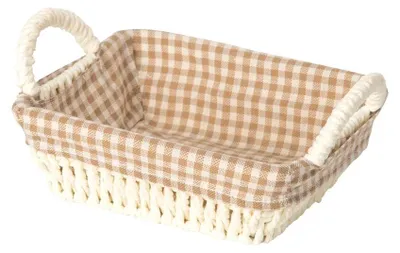 Zdjęcie produktu dla Schale mit Stoffüberschlag, rechteckig, Länge: 180 mm, Breite: 145 mm