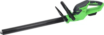 Produktbild von Drillpro DWK-Y0A01-020 Akku-Heckenschere, 21V, 550W, Doppelklinge 510mm lange Schnittlänge, 16mm Astdurchmesser, verstellbarer Griff, Nur Heckenschere