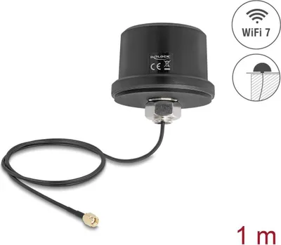 Produktbild von DELOCK WiFi 7 Antenne RP-SMA Stecker 3,1 - 3,5 dBi omnidirek