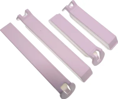 Produktbild von Fackelmann Basic Frischhalteklammer 11 und 8 cm weiß 4 Stück