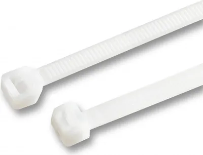 Immagine prodotto di Set di 150 fascette fermacravatte, 7,8x370 mm (bianco, extra largo)