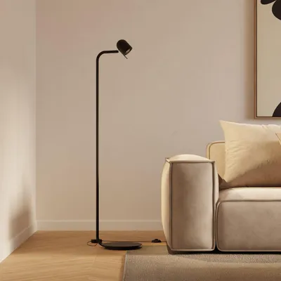 Immagine prodotto di LUMIÈRE Design Lapan Lampada da Terra LED dimmerabile temperatura colore Nero