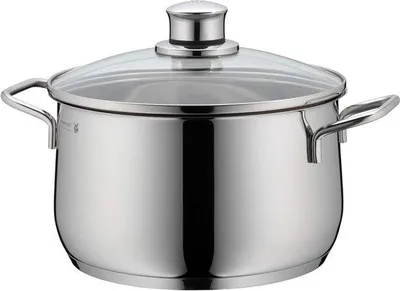 Produktbild von 20 cm Kookpan aus Cromargan Gepolijstem Edelstahl mit Glasdeckel und 37 L Vleespannung